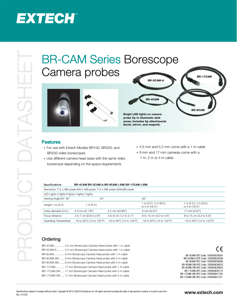 Image de la première page du manuel de l'appareil BR-17CAM-2M