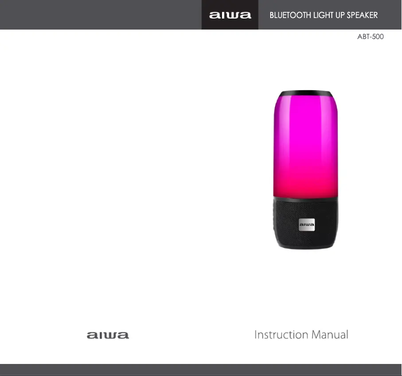 Image de la première page du manuel de l'appareil ABT-500