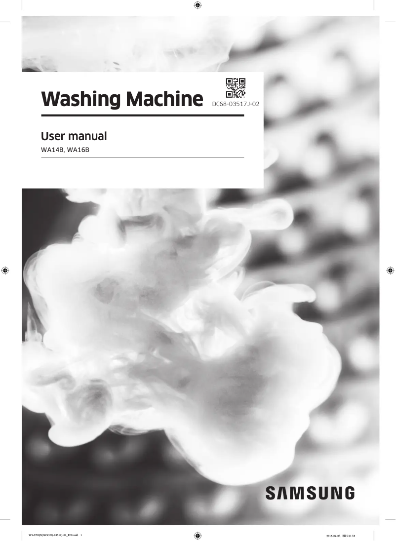 Page n°1 - Manuel utilisateur Samsung WA11J5710SG