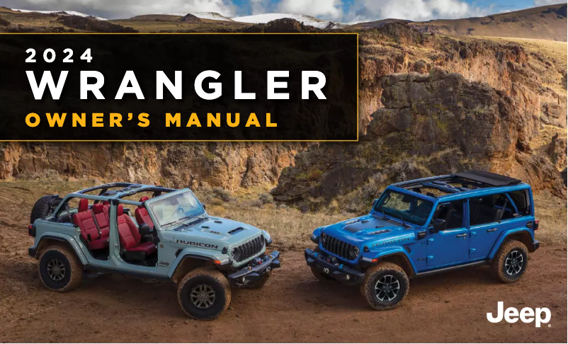 Page 1 de la notice Manuel utilisateur Jeep Wrangler (2024)