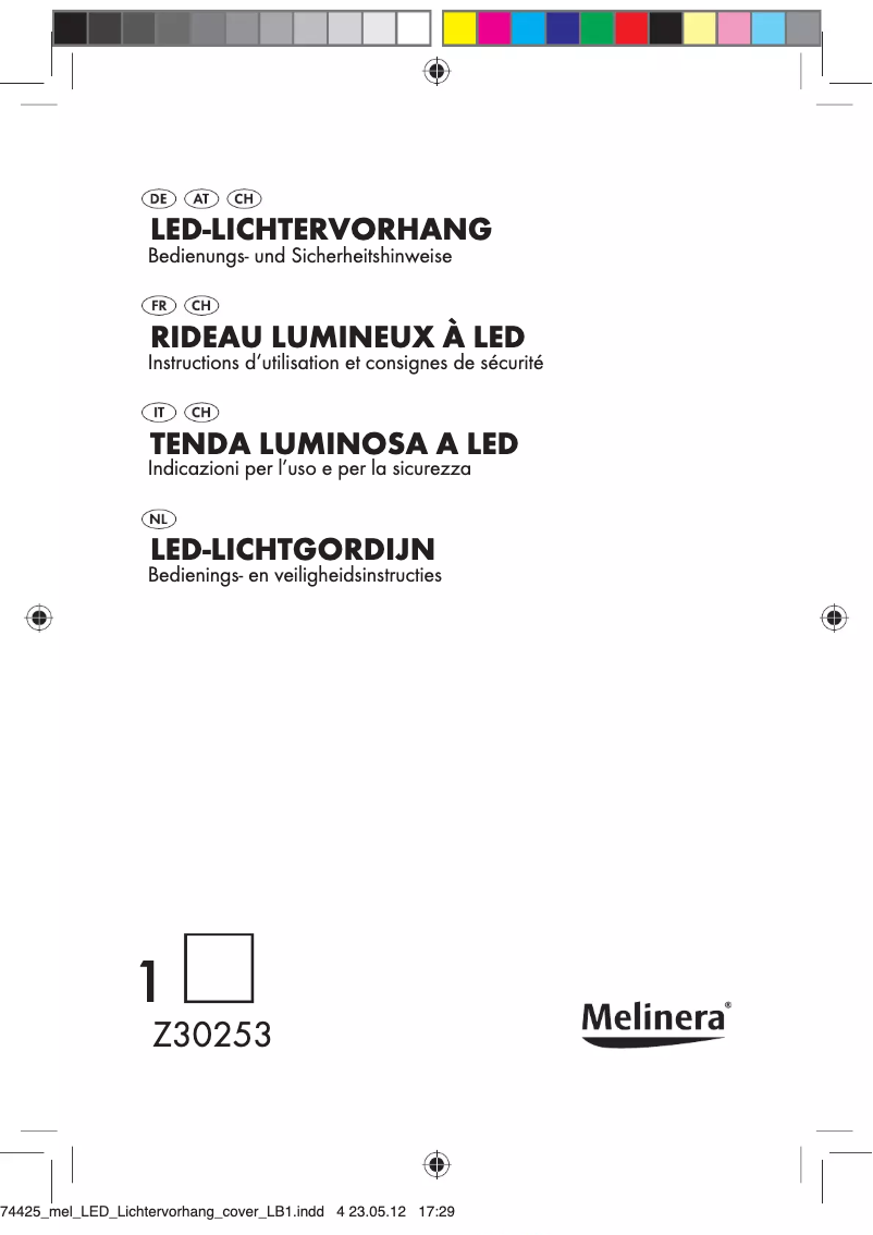 Page 1 de la notice Manuel utilisateur Melinera IAN 326050