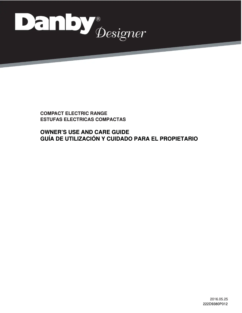 Page 1 de la notice Manuel utilisateur Danby DER242BSS