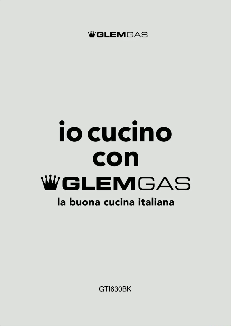 Page n°1 - Manuel utilisateur Glem Gas GTI630BK