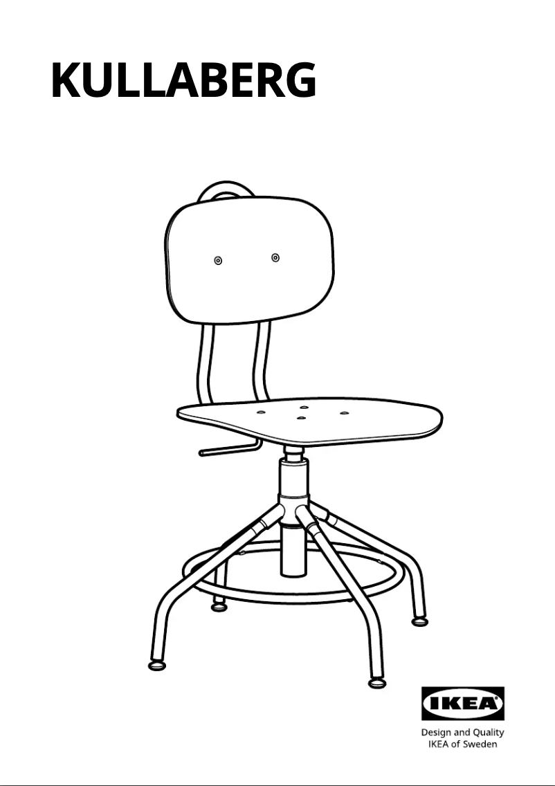 Page 1 de la notice Manuel utilisateur Ikea KULLABERG 903.203.42