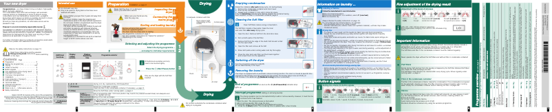 Page 1 de la notice Manuel utilisateur Bosch WTW84362SN