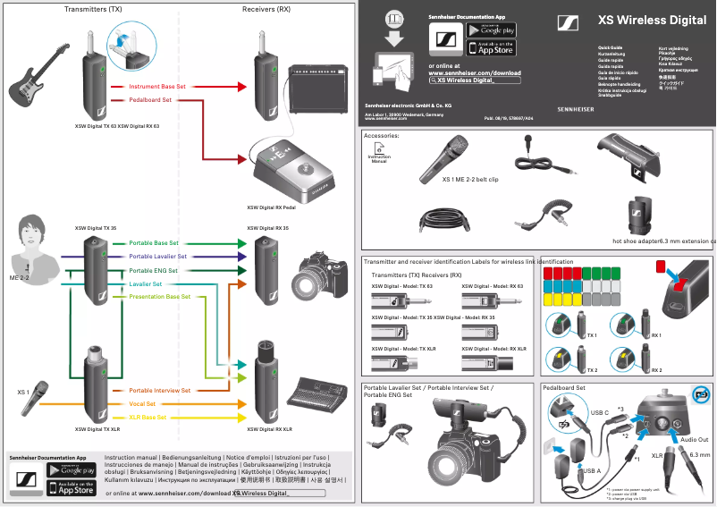 Image de la première page du manuel de l'appareil XS Wireless Digital