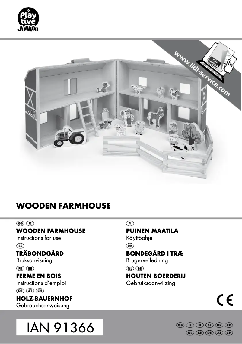 Page 1 de la notice Manuel utilisateur Playtive IAN 91366