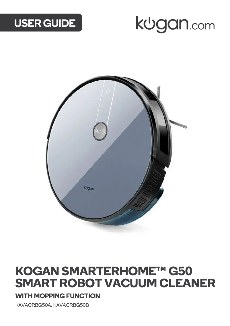 Page 1 de la notice Manuel utilisateur Kogan KAVACRBG50B
