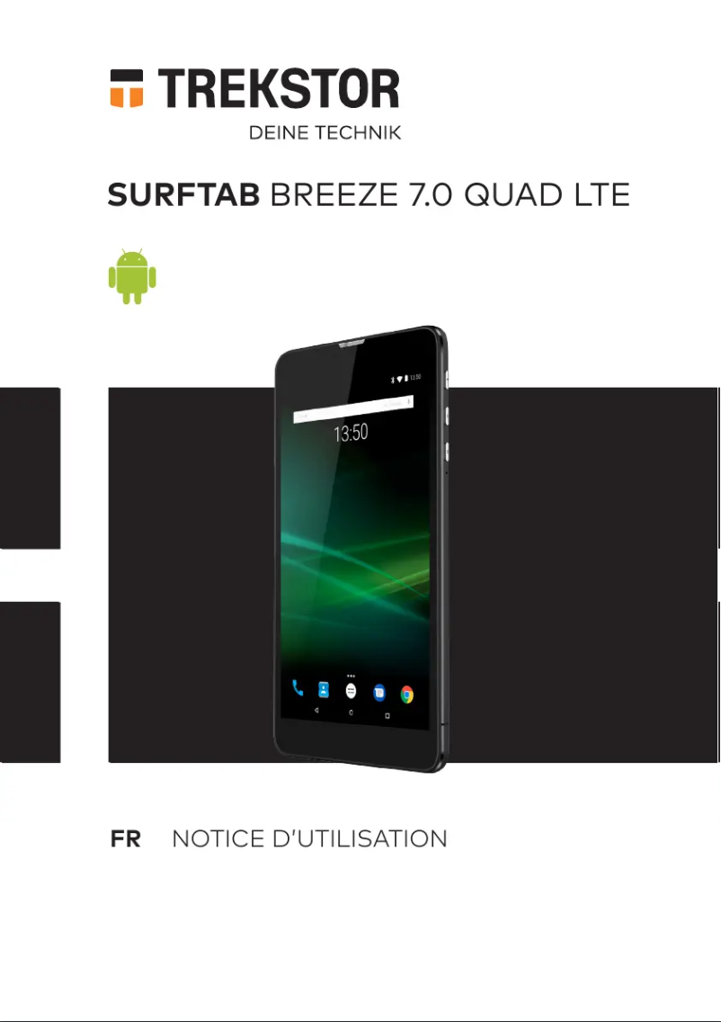 Page 1 de la notice Manuel utilisateur TrekStor SurfTab Breeze 7.0 Quad LTE