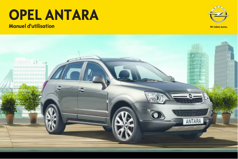 Image de la première page du manuel de l'appareil Antara (2012)