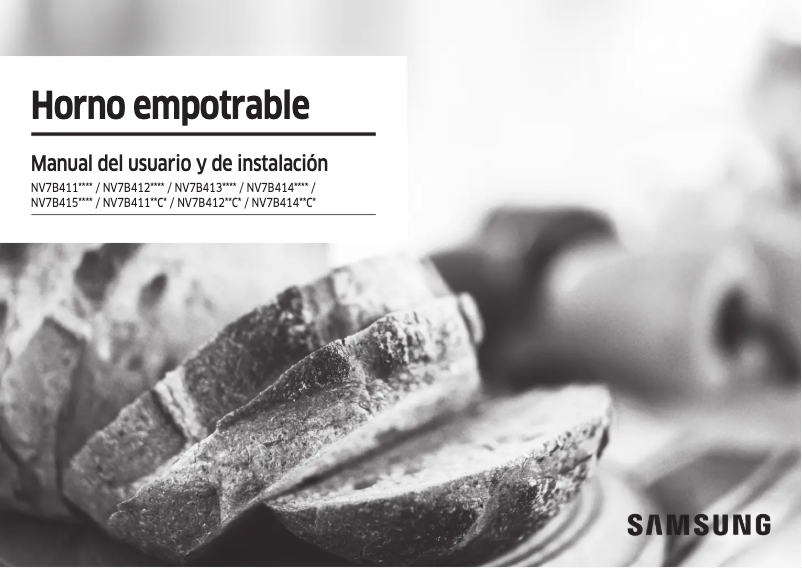 Page n°1 - Manuel utilisateur Samsung NV7B41207AS