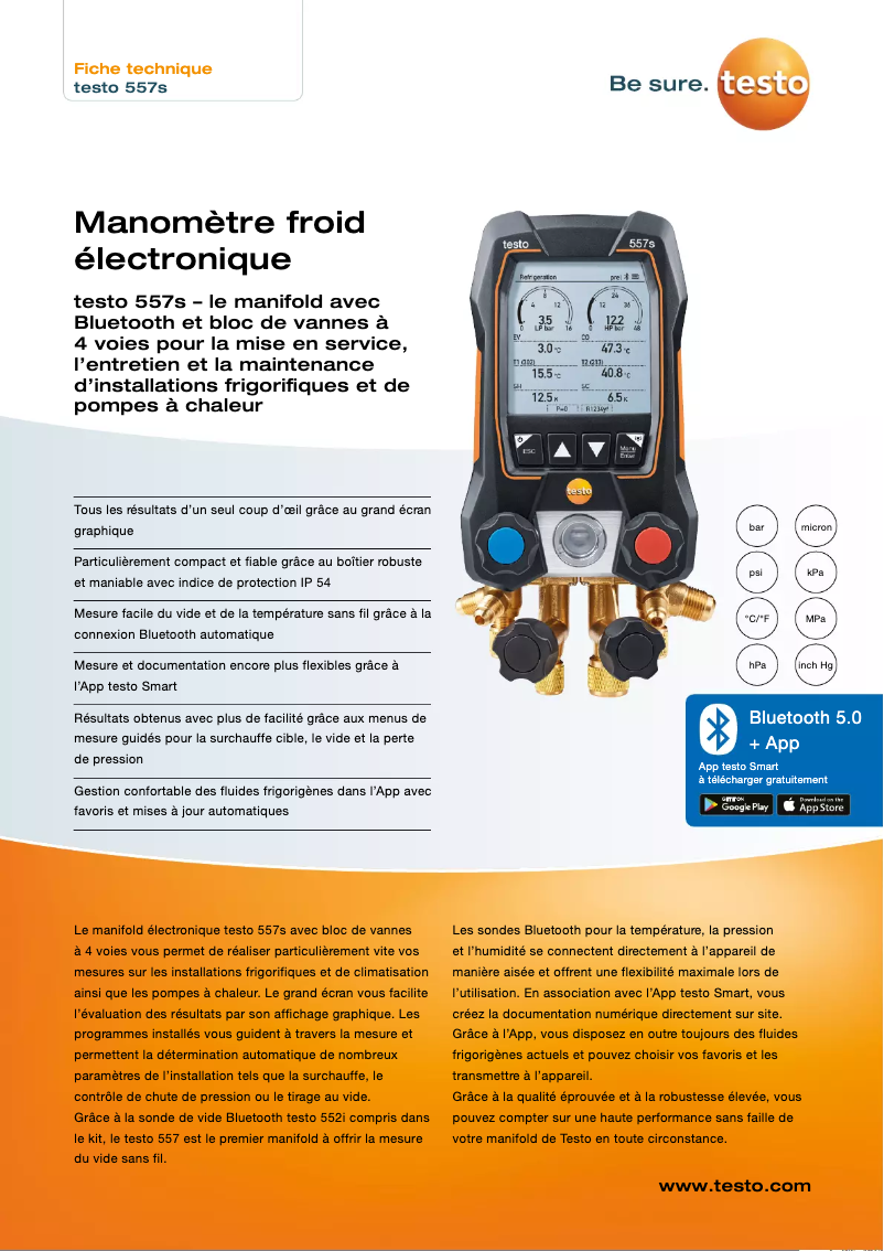 Imagen de la primera página del manual del dispositivo 557s