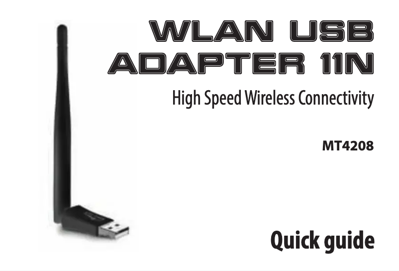 Image de la première page du manuel de l'appareil MT4208