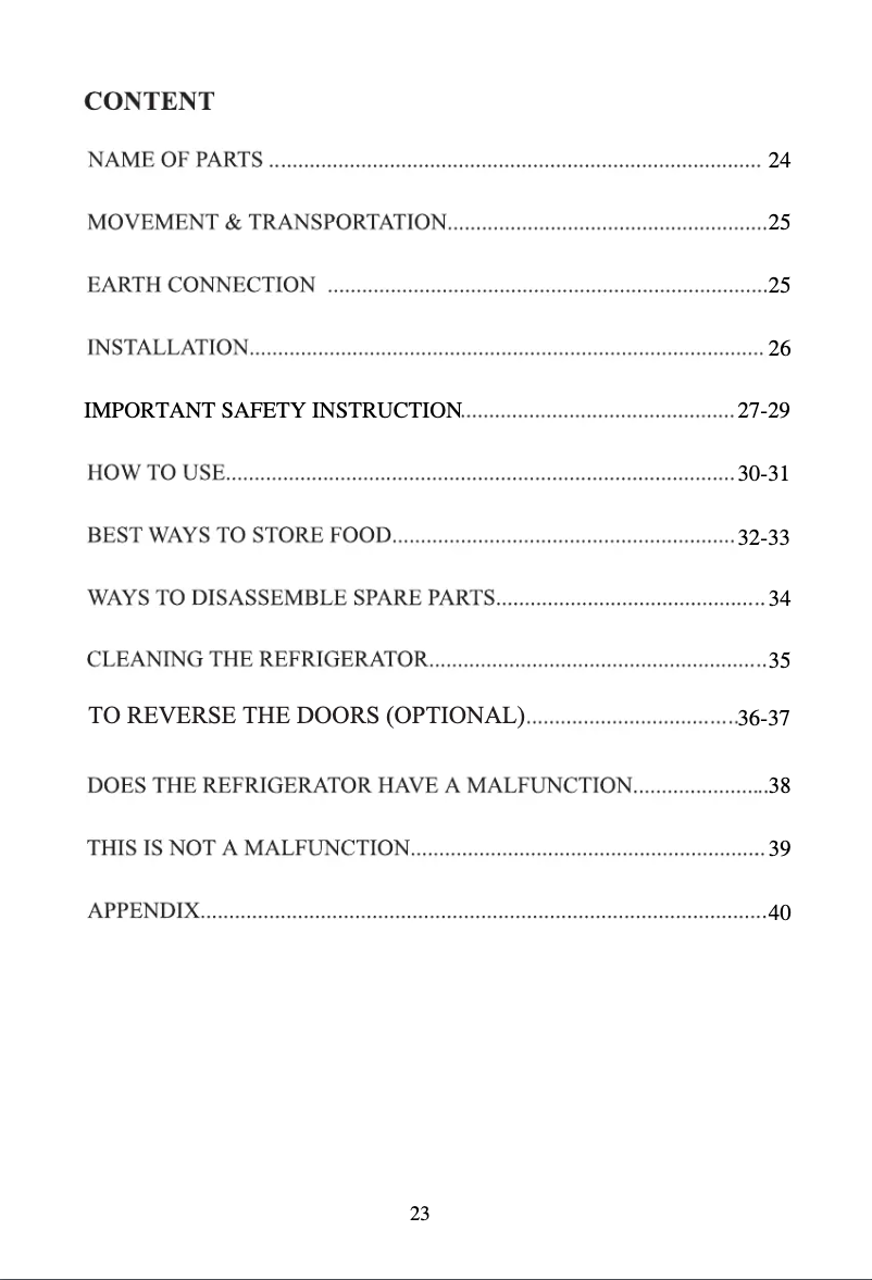 Page 1 de la notice Manuel utilisateur LG GC-379BVK
