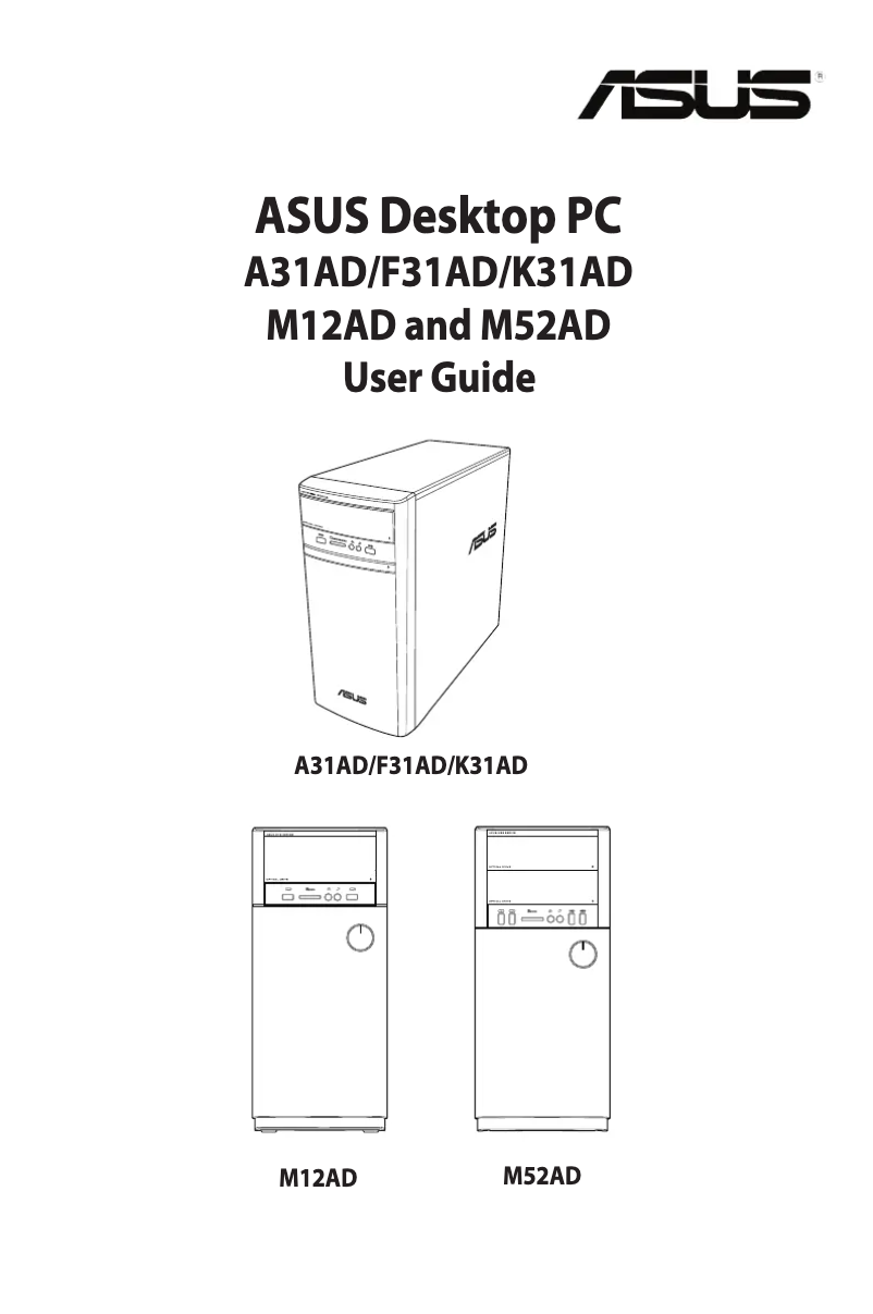 Page n°1 - Manuel utilisateur Asus VivoPC K31AD