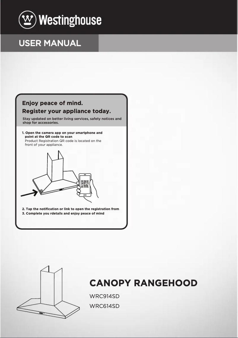Image de la première page du manuel de l'appareil WRC914SD