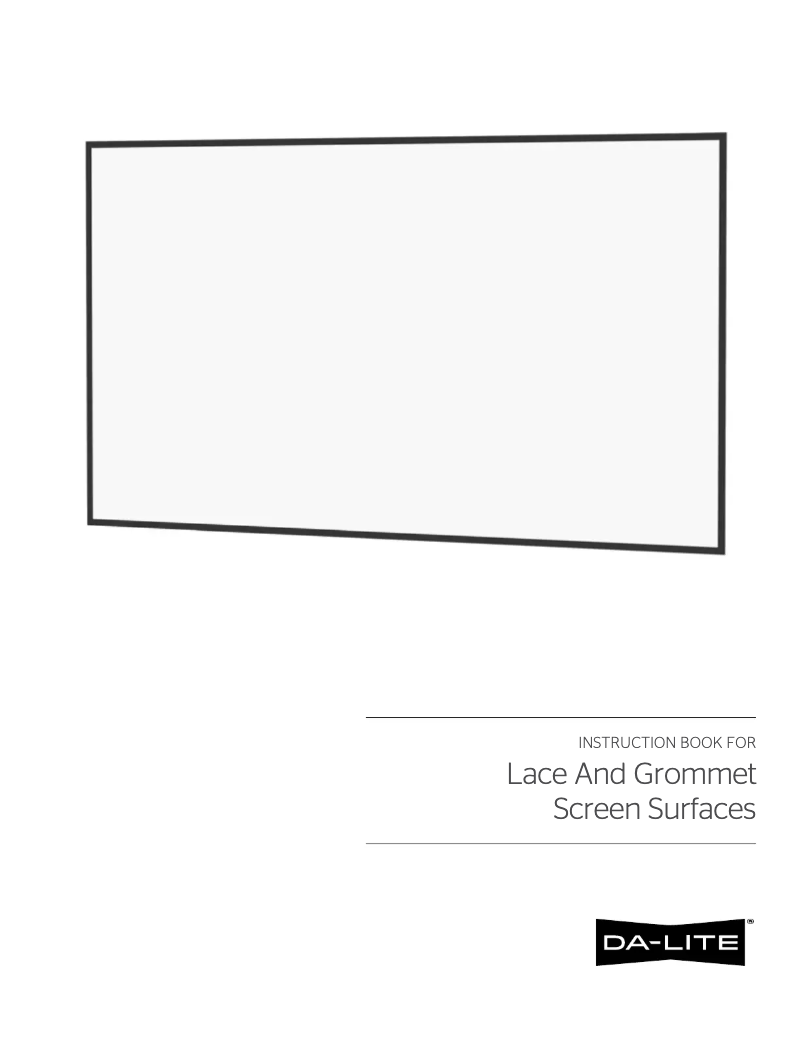 Image de la première page du manuel de l'appareil Lace And Grommet 20444