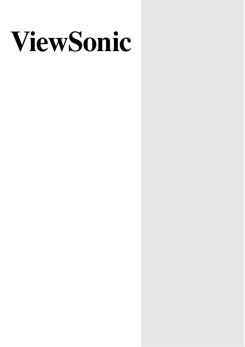 Page 1 de la notice Manuel utilisateur Viewsonic Graphic VG700