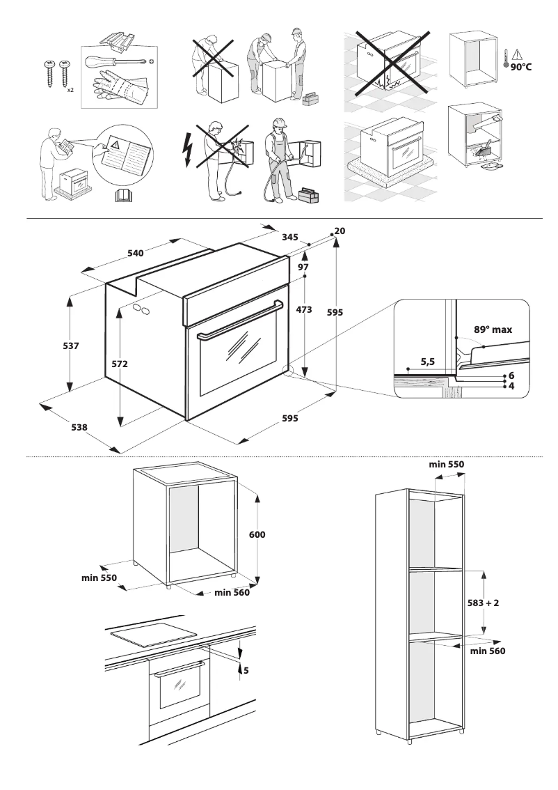 Page 1 de la notice Instructions de sécurité Whirlpool AKZ9S 8270 NB