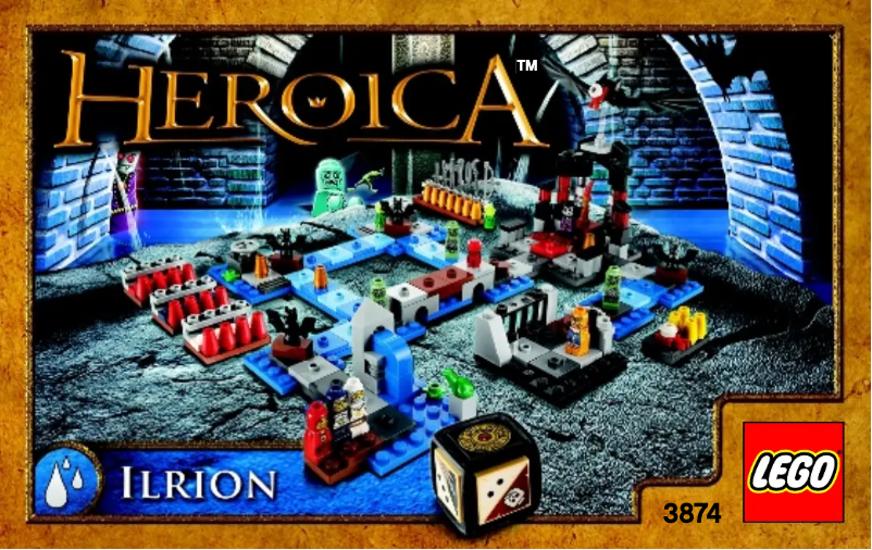 Page n°1 - Manuel utilisateur Lego Heroica 3874