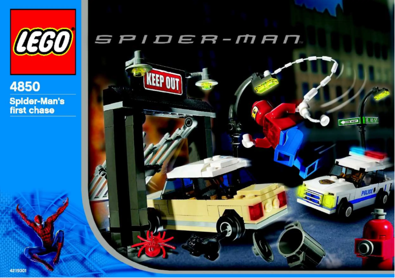 Page n°1 - Manuel utilisateur Lego Spiderman 4850