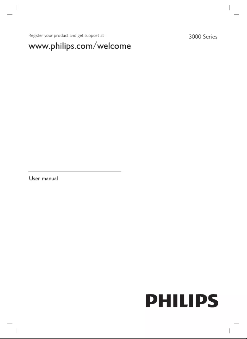 Page n°1 - Manuel utilisateur Philips 32PHA3002