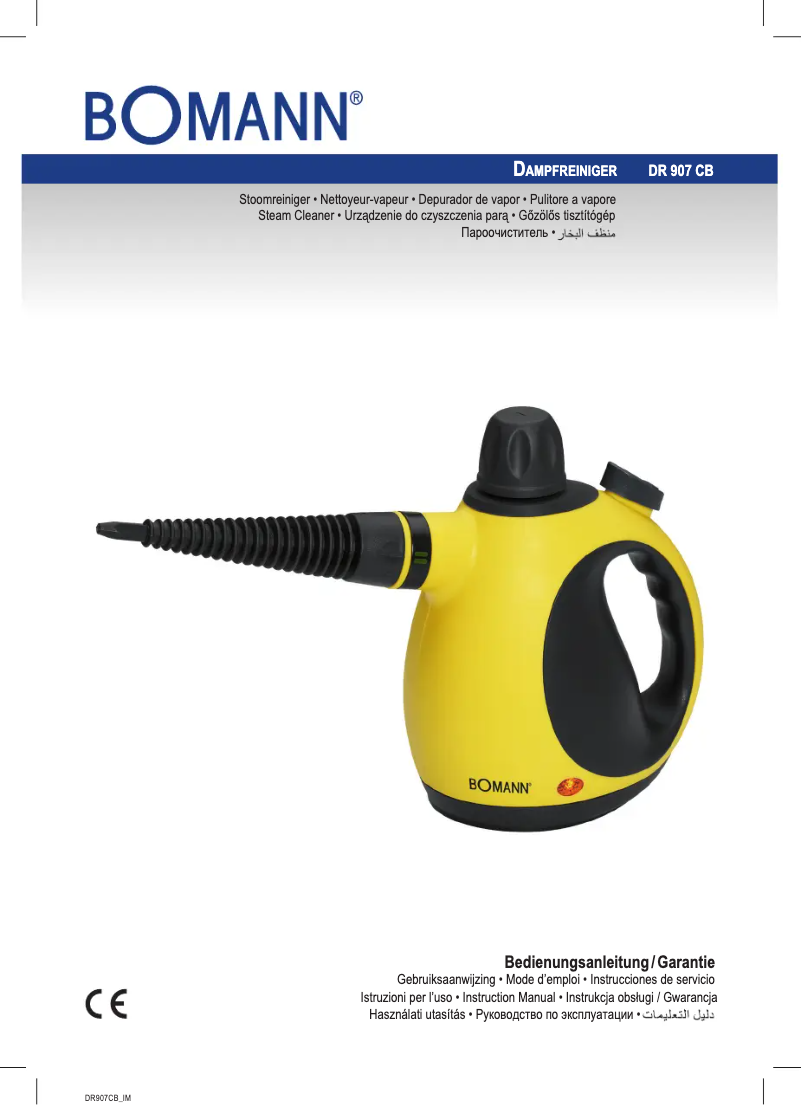 Image de la première page du manuel de l'appareil DR 907 CB