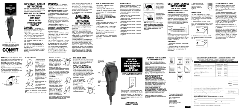 Imagen de la primera página del manual del dispositivo HC5000
