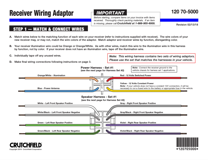 Page n°1 - Manuel utilisateur Metra 70-5000