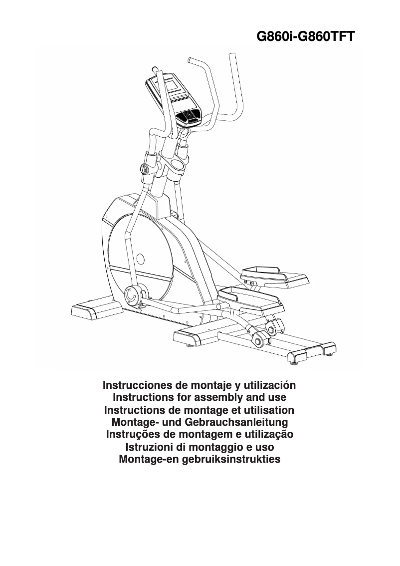Image de la première page du manuel de l'appareil BG860I