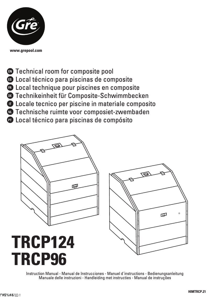 Page n°1 - Manuel utilisateur Gre TRCP96