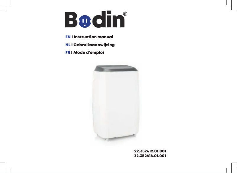 Page 1 de la notice Manuel utilisateur Bodin 22.352414