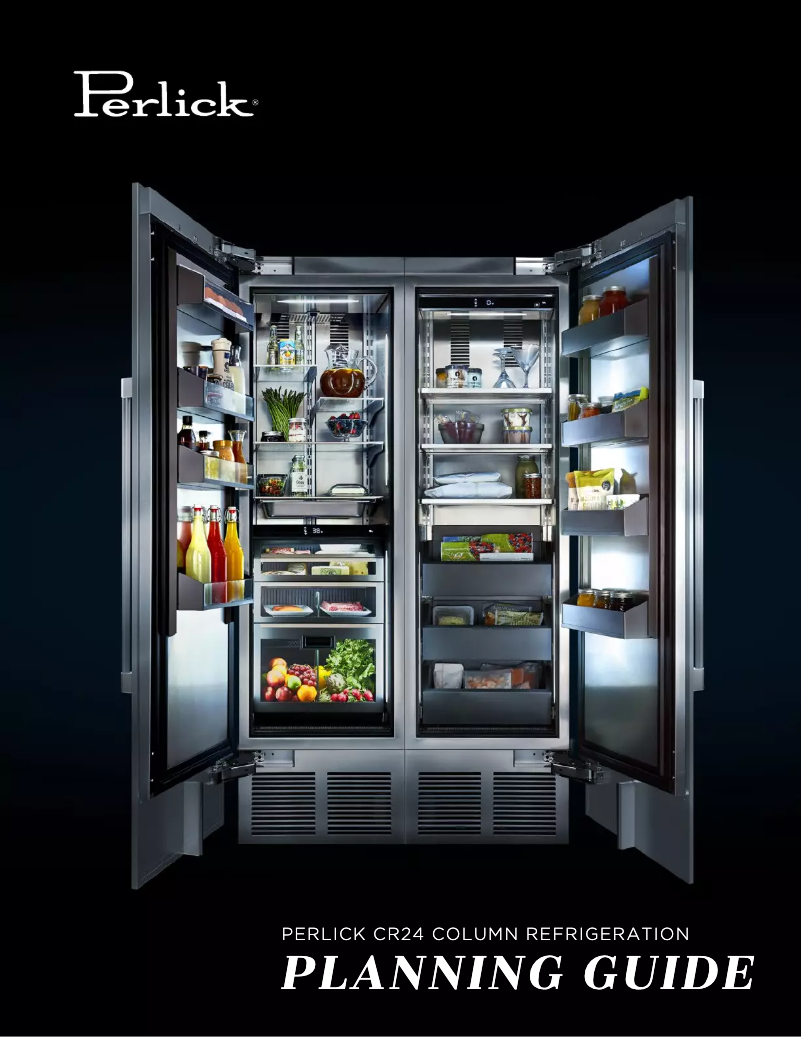 Page 1 de la notice Mode d'emploi Perlick CR24F-1-2L