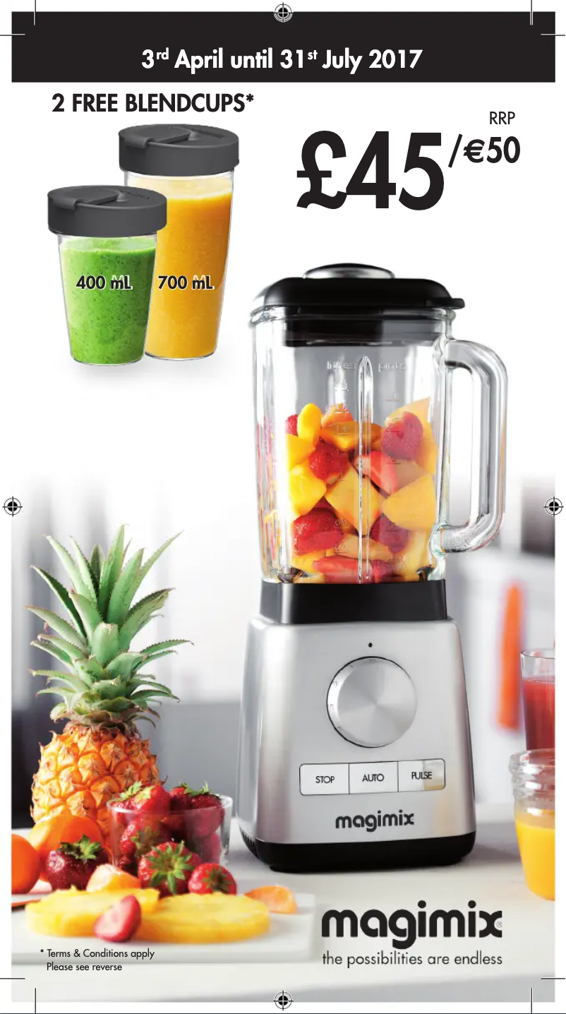 Page n°1 - Manuel utilisateur Magimix Le Blender 11619