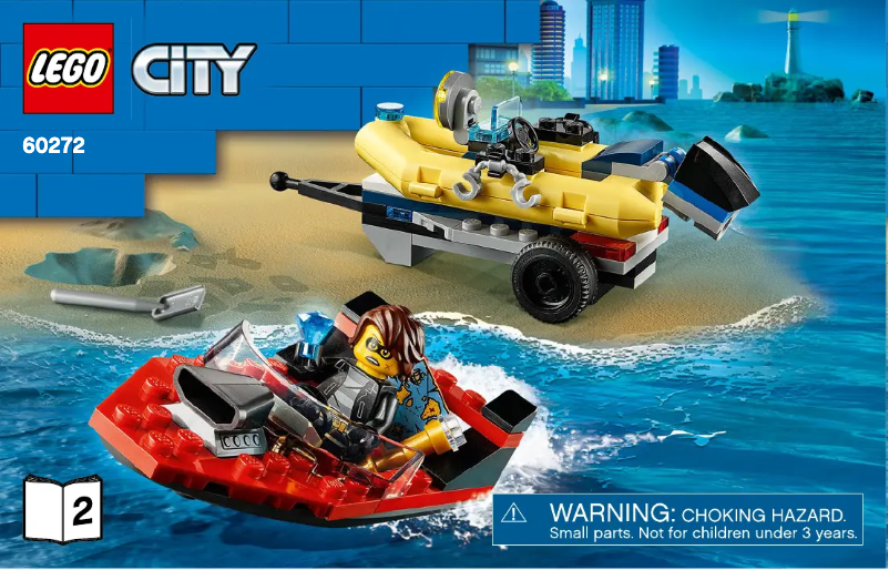 Page 1 de la notice Manuel utilisateur Lego City 60272
