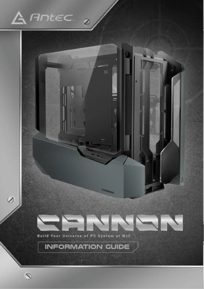 Página 1 del manual Manual de usuario Antec Cannon