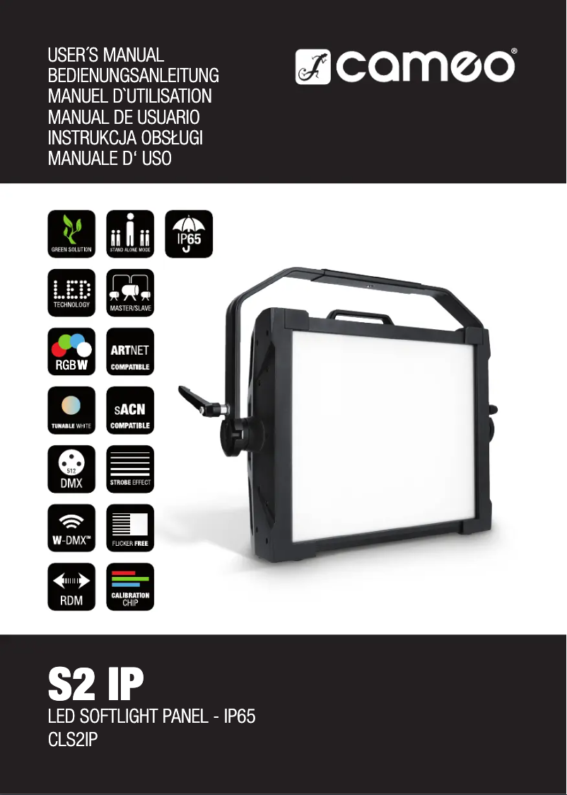 Image de la première page du manuel de l'appareil S2 IP