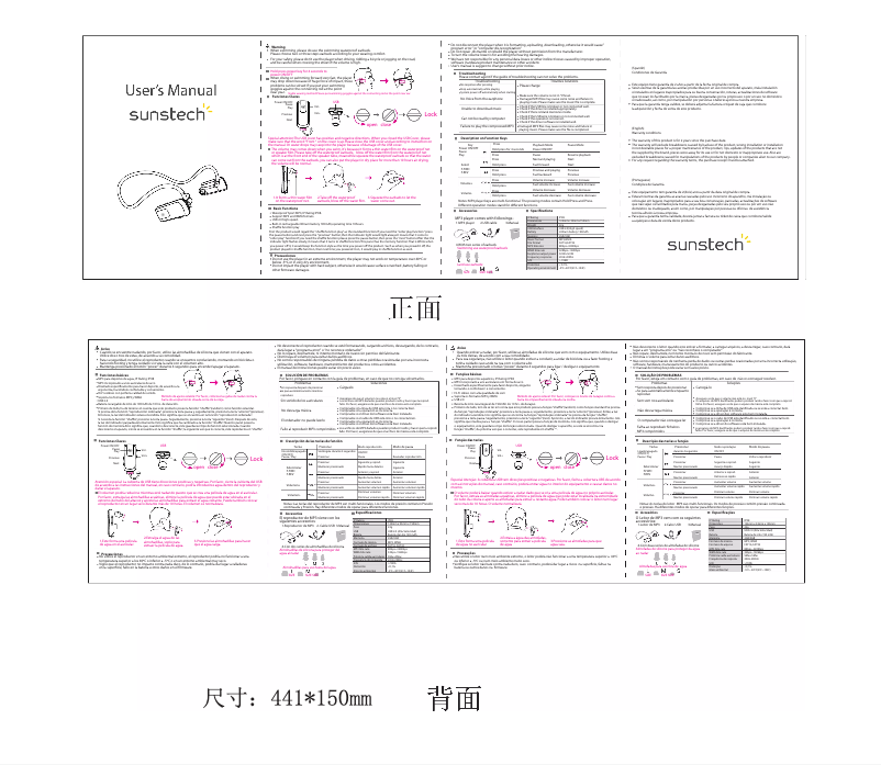 Page n°1 - Manuel utilisateur Sunstech Triton