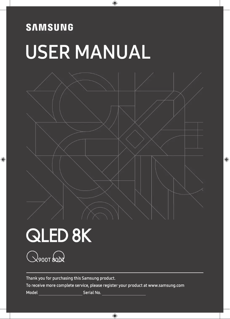 Page n°1 - Manuel utilisateur Samsung QE65Q900TSTXXU