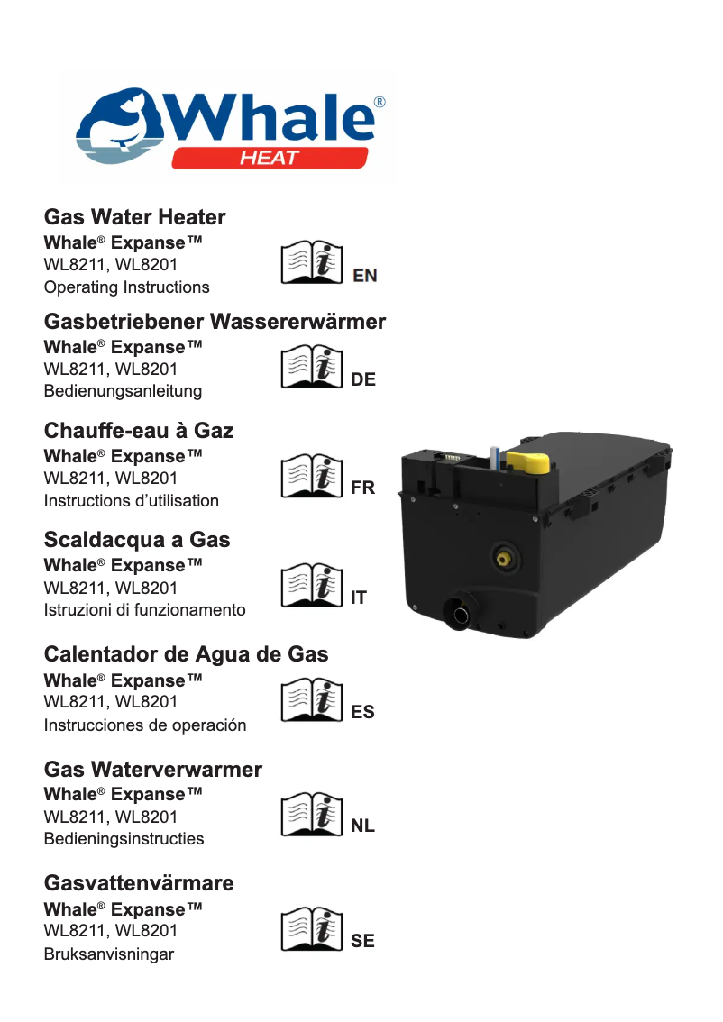 Página 1 del manual Manual de usuario Whale Expanse