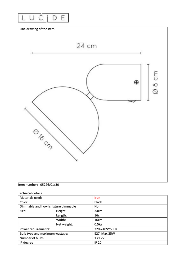 Image de la première page du manuel de l'appareil Vidor