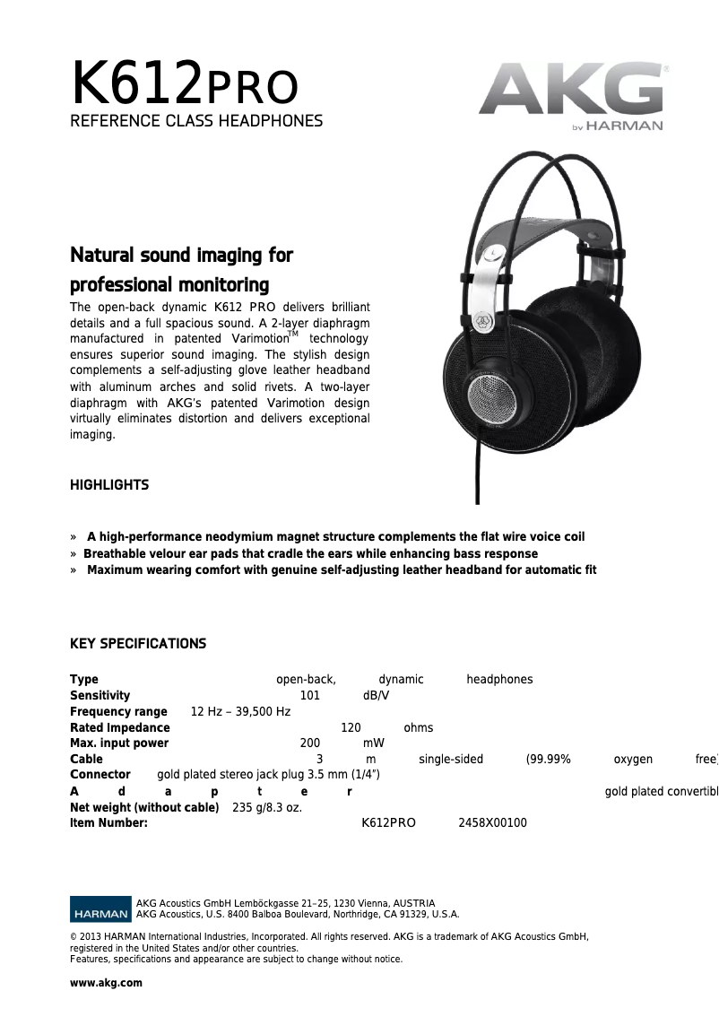 Image de la première page du manuel de l'appareil K612 PRO