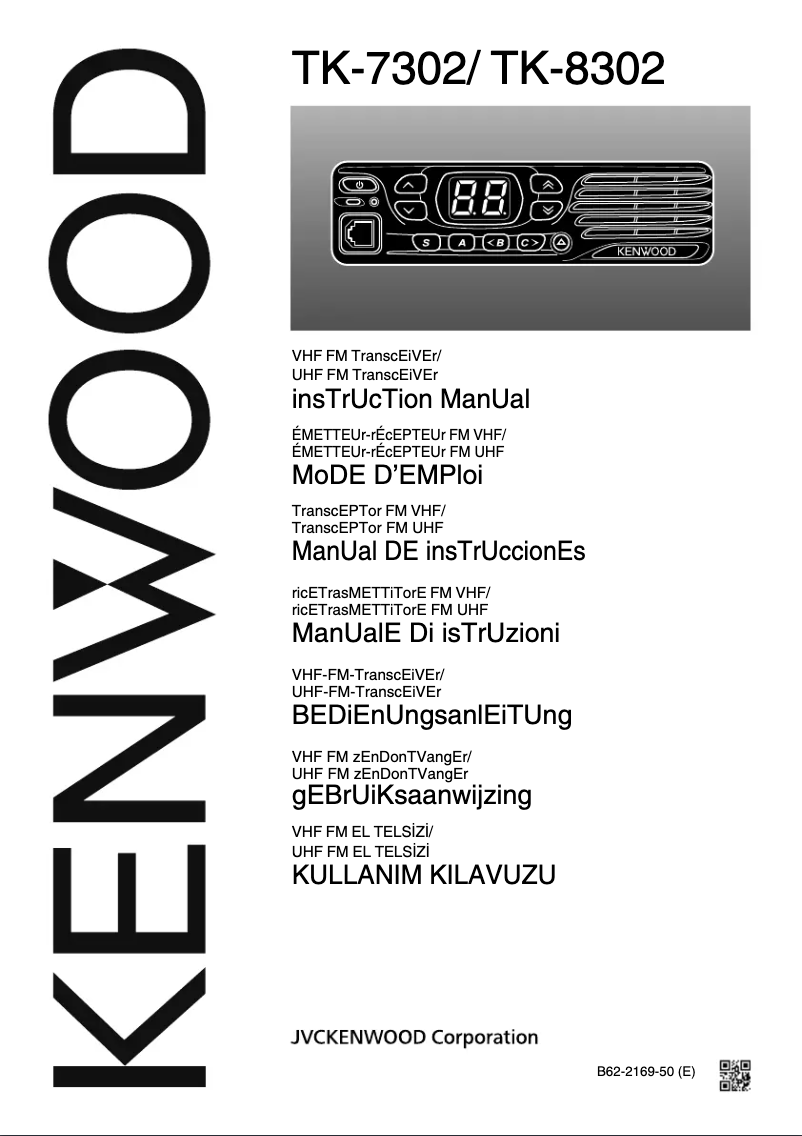 Page 1 de la notice Manuel utilisateur Kenwood TK-8302