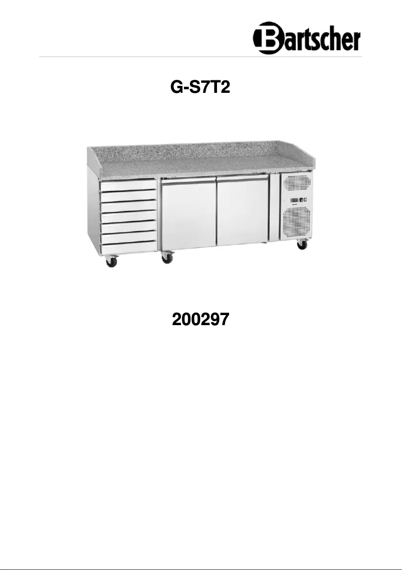 Image de la première page du manuel de l'appareil G-S7T2