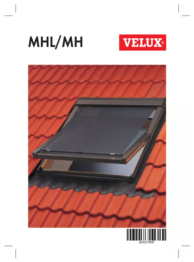 Page 1 de la notice Manuel utilisateur Velux MH