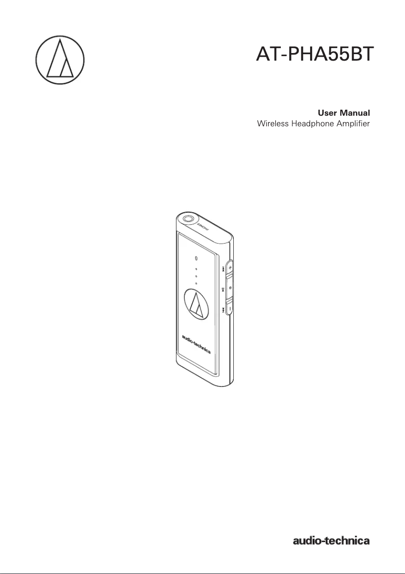 Page n°1 - Manuel utilisateur Audio-Technica AT-PHA55BT