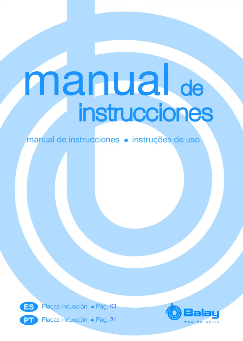 Página 1 del manual Manual de usuario Balay 3EB915LP