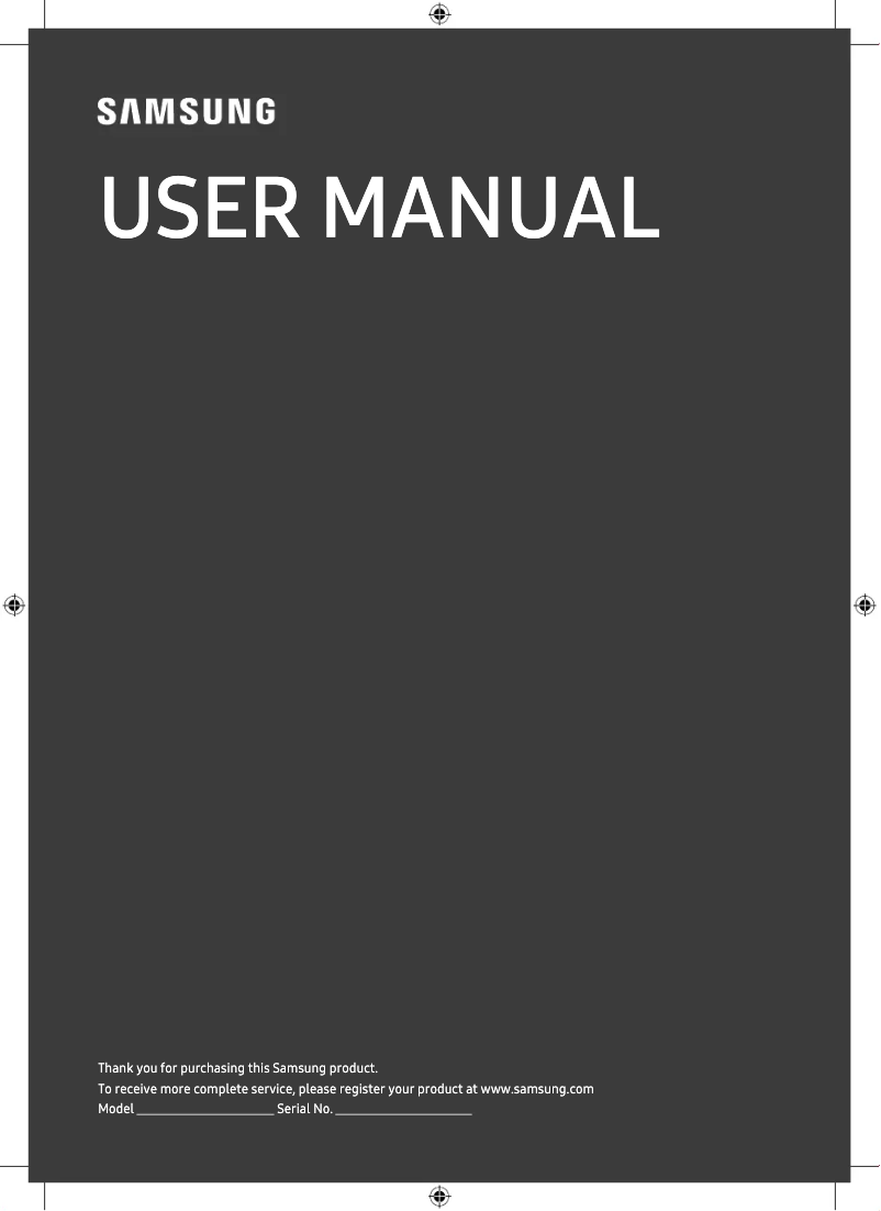 Page n°1 - Manuel utilisateur Samsung QE65Q68TAU