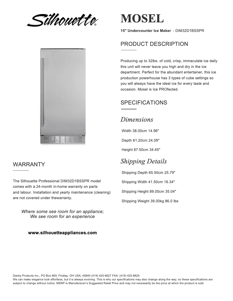 Image de la première page du manuel de l'appareil DIM32D1