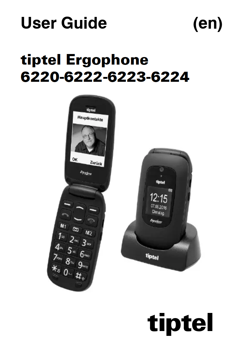 Page 1 de la notice Manuel utilisateur Tiptel Ergophone 6224